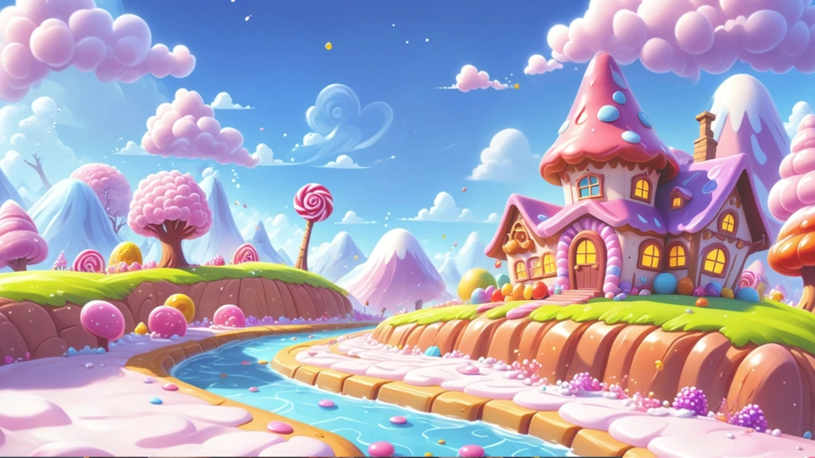 2 Sweet 4 U slot game background artwork by 4ThePlayer