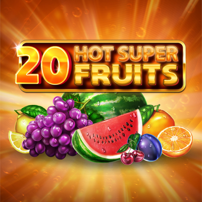 20 Hot Super Fruits video_slot game logo icon by GameArt