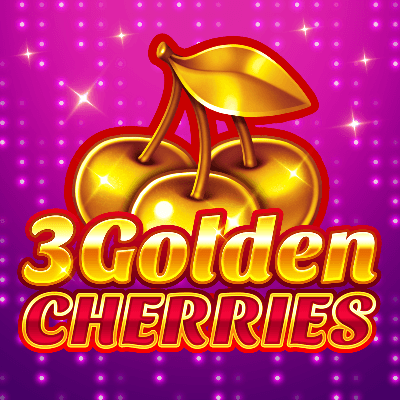 3 Golden Cherries slot game logo icon by Apparat Gaming