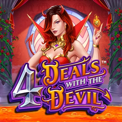 4 Deals With the Devil slot game logo icon by 4ThePlayer