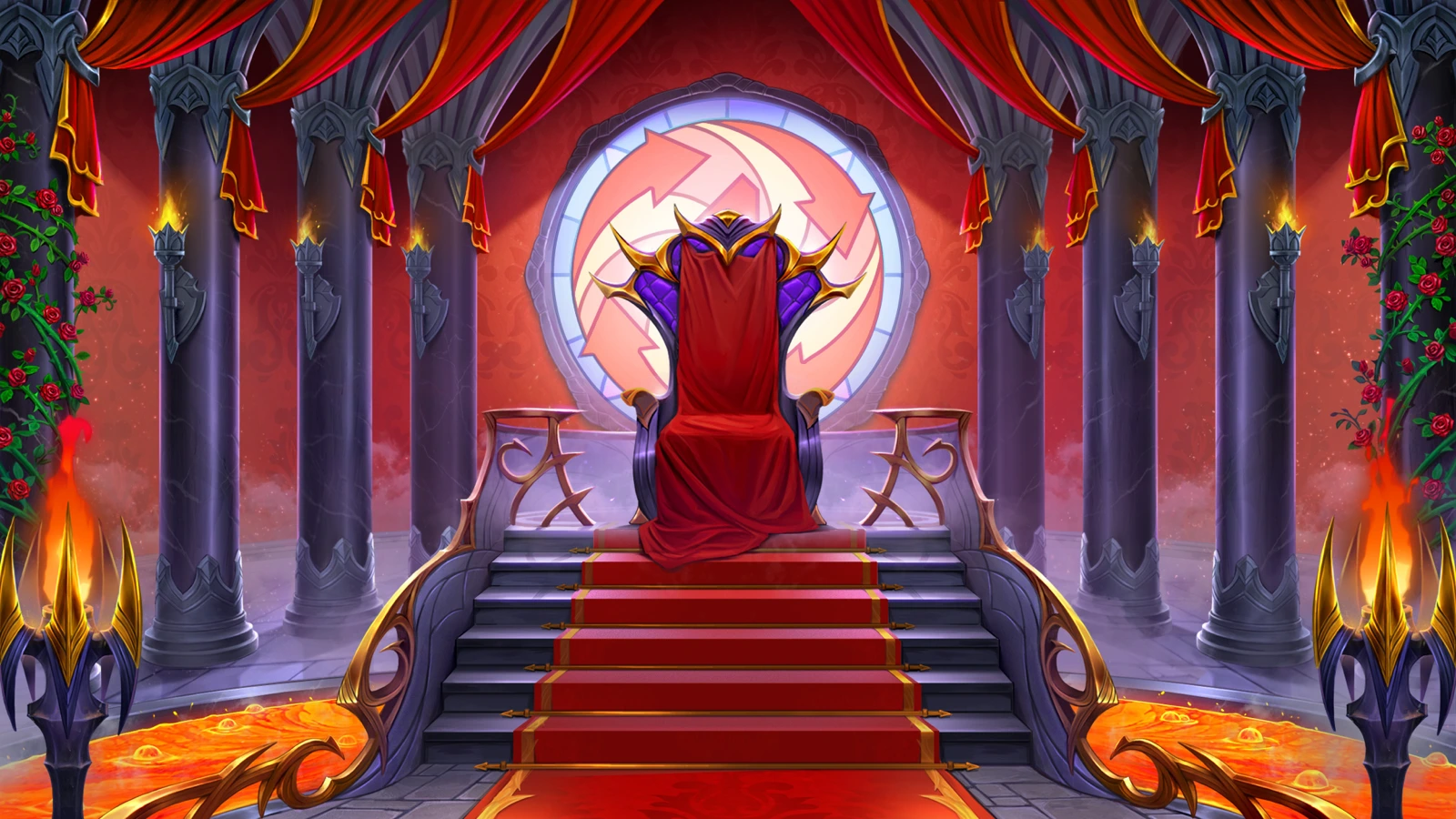 4 Deals With the Devil slot game background artwork by 4ThePlayer