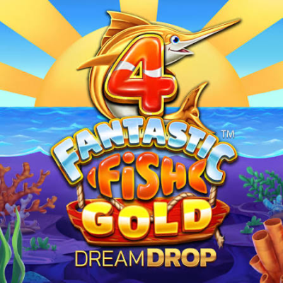 4 Fantastic Fish Gold Dream Drop logo