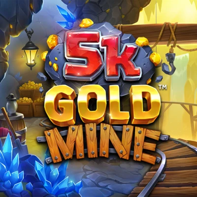 5K Gold Mine slot game logo icon by 4ThePlayer