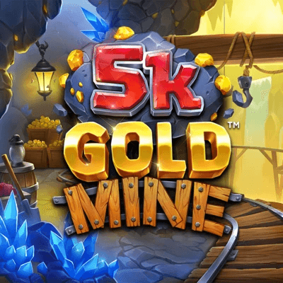 5K Gold Mine slot game logo icon by 4ThePlayer