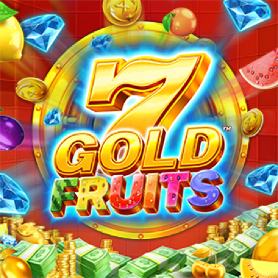 7 Gold Fruits slot game logo icon by 4ThePlayer