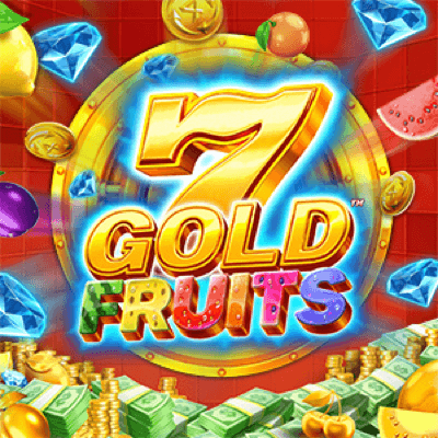 7 Gold Fruits slot game logo icon by 4ThePlayer