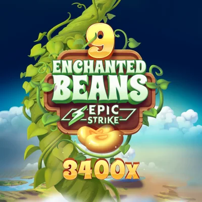 9 Enchanted Beans slot game logo icon by Foxium