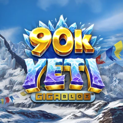 90K Yeti Gigablox slot game logo icon by 4ThePlayer