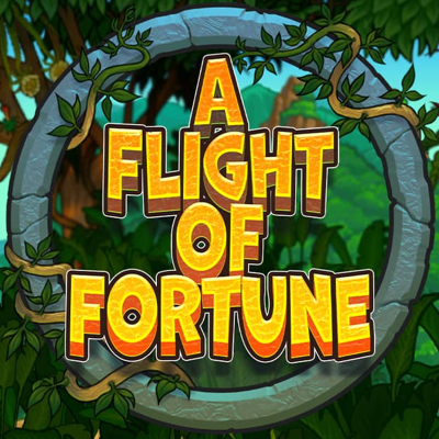 A Flight of Fortune slot game logo icon by Crazy Tooth Studio