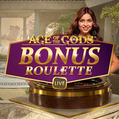 Age of the Gods Live Roulette logo