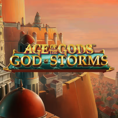 Age of the Gods: God of Storms slot game logo icon by Playtech