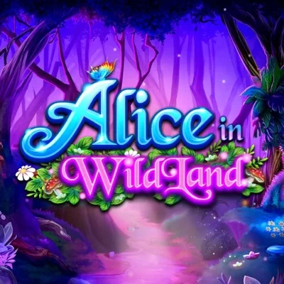 Alice in WildLand slot game logo icon by SpinPlay Games