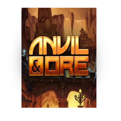 Anvil & Ore slot game logo icon by AvatarUX