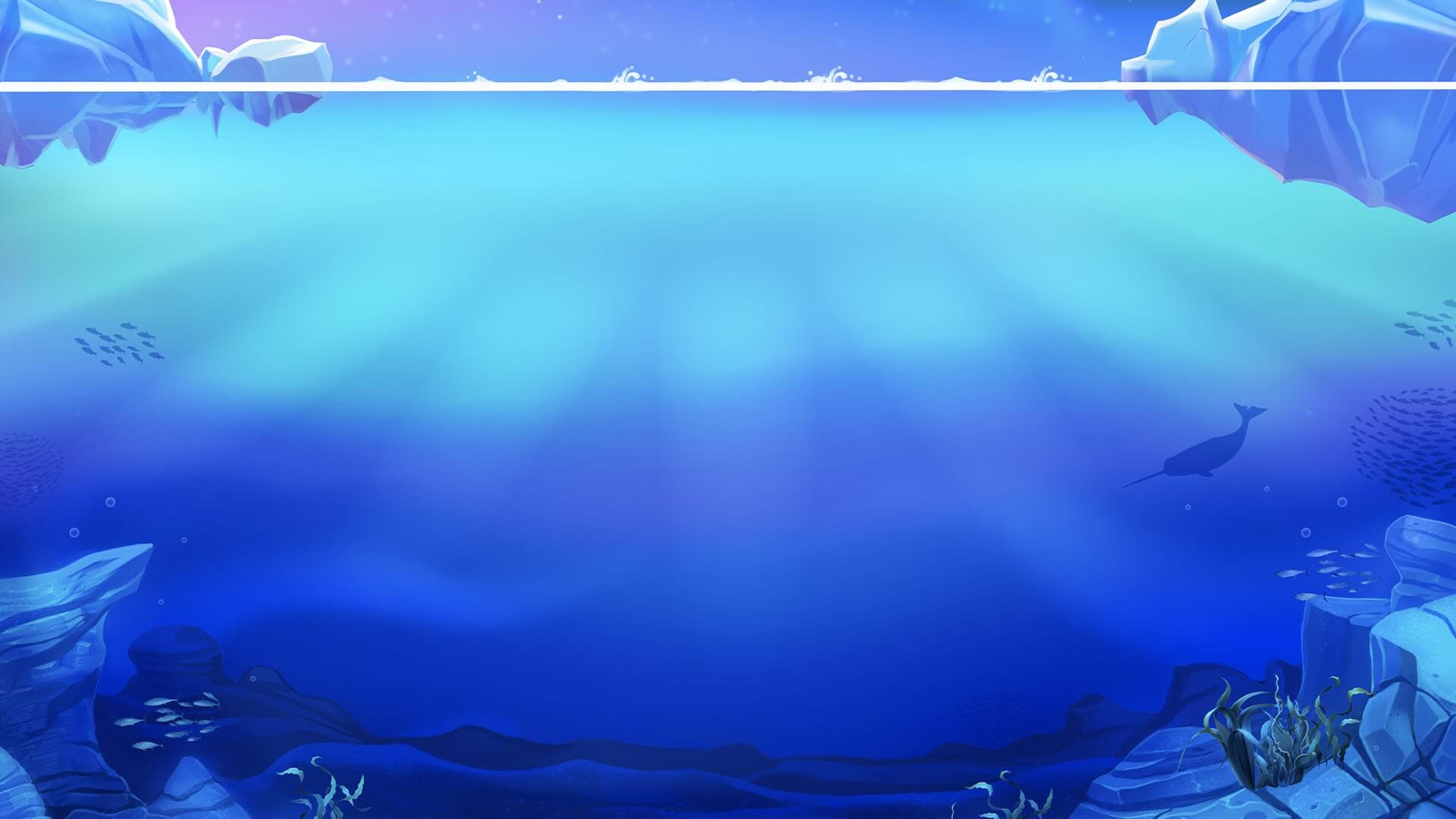 Arctic Catch slot game background artwork by Bang Bang Games