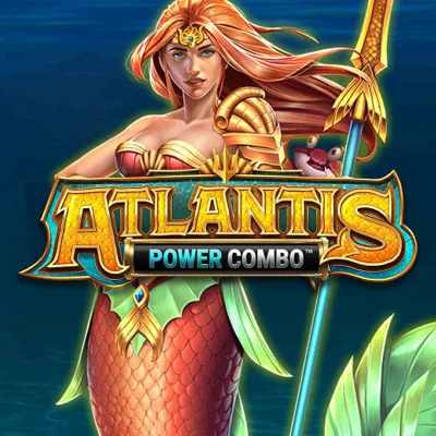 Atlantis Power Combo slot game logo icon by Infinity Dragon Studios