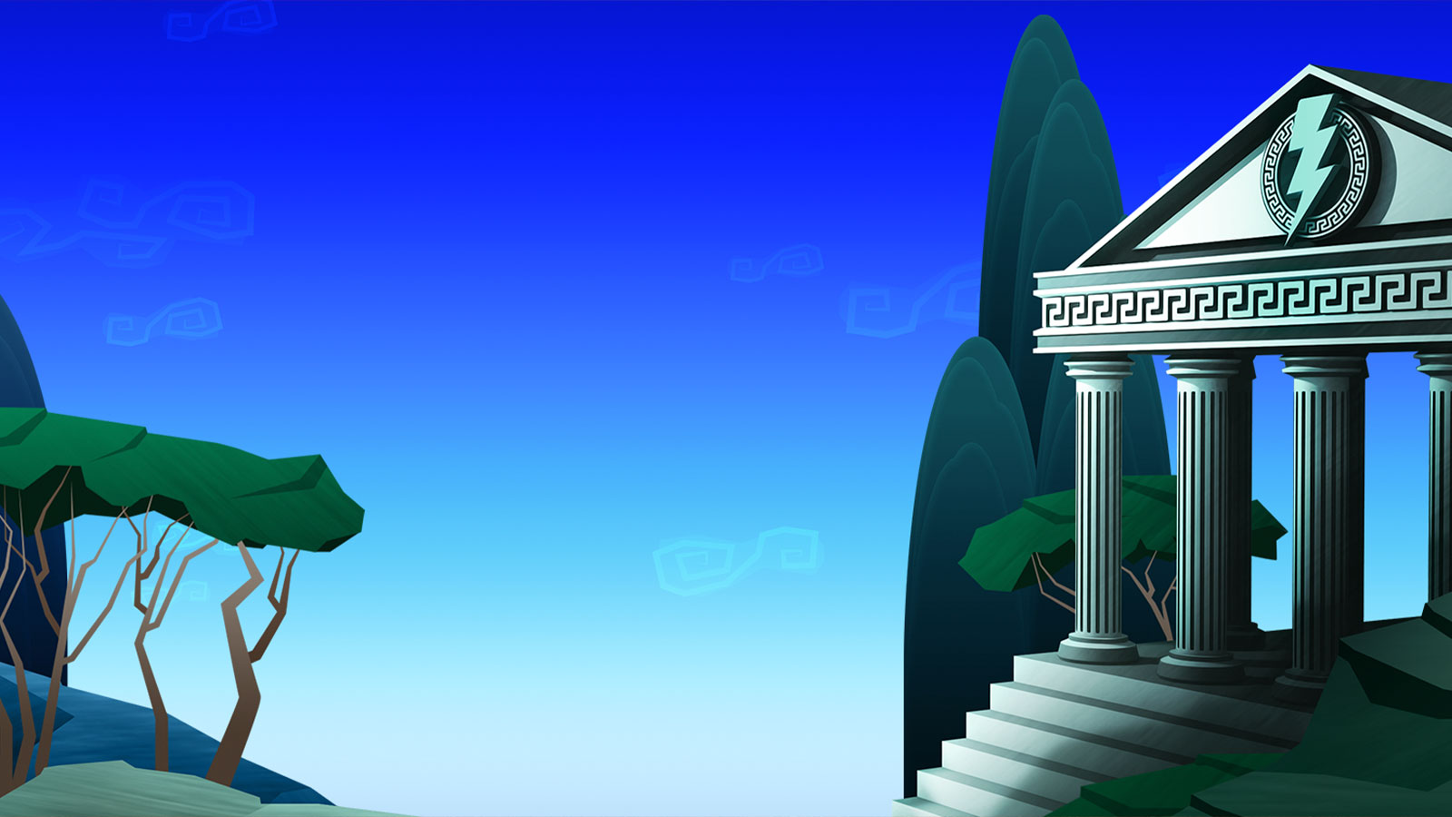 Aureus slot game background artwork by Crazy Tooth Studio