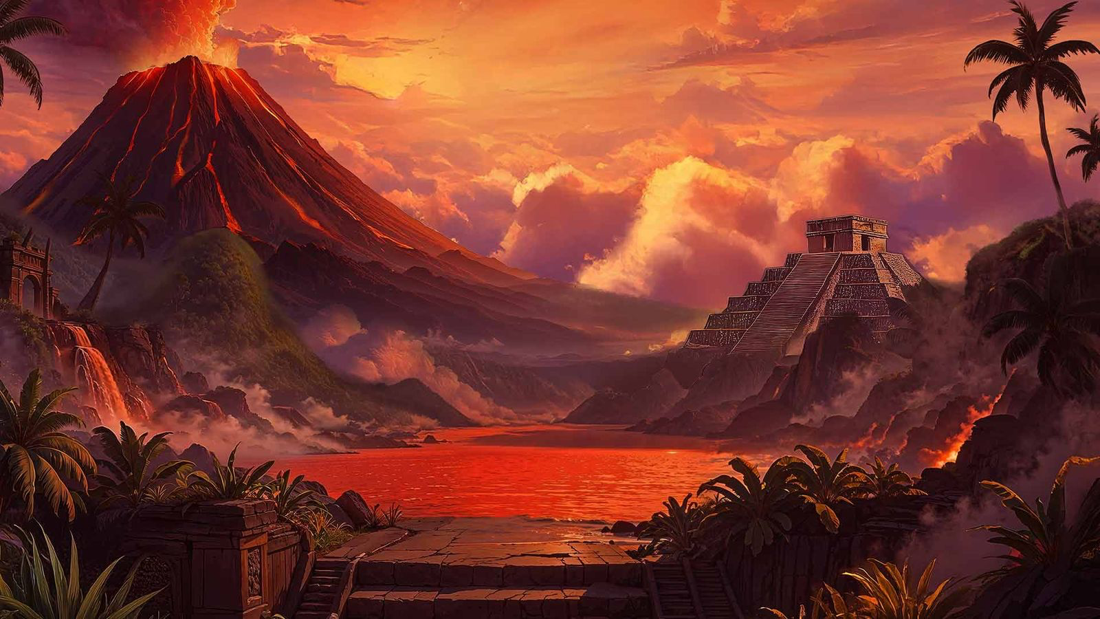 Aztec Inferno: Gold Eruption King Millions