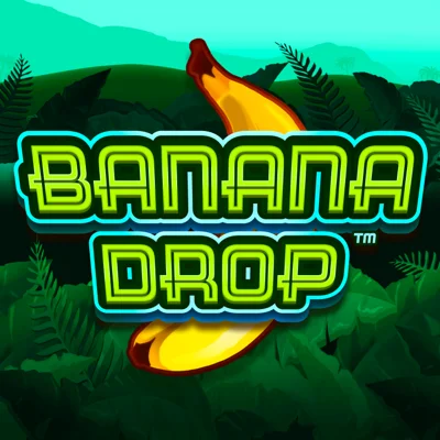Banana Drop slot game logo icon by Crazy Tooth Studio