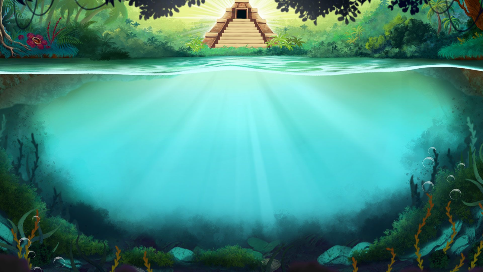 Big Bass Amazon Xtreme slot game background artwork by Pragmatic Play