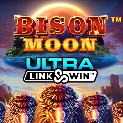 Bison Moon Ultra Link & Win video slot game logo icon by Northern Lights Gaming
