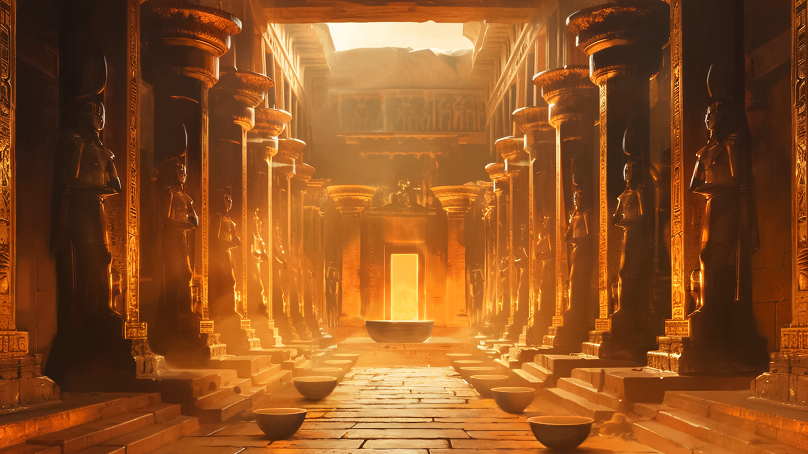 Book of Xerxes Diamond Treasures slot game background artwork by Apparat Gaming