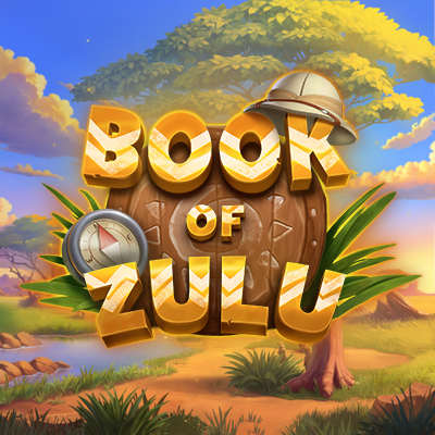 Book of Zulu slot game logo icon by Gamzix