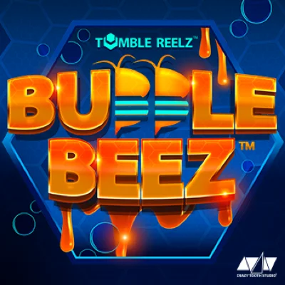 Bubble Beez slot game logo icon by Crazy Tooth Studio