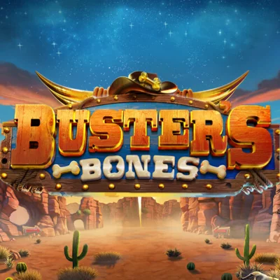 Buster's Bones slot game logo icon by NetEnt
