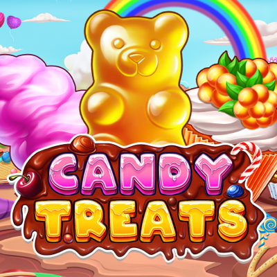 Candy Treats slot game logo icon by Octoplay