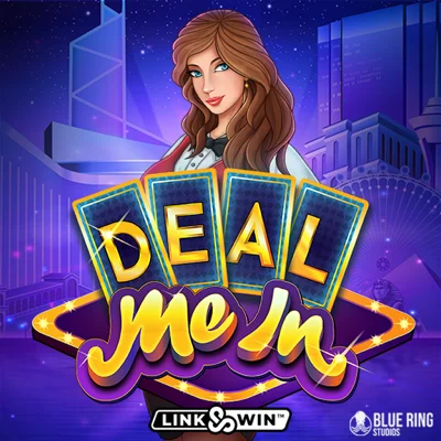 Deal Me In slot game logo icon by Blue Ring Studios