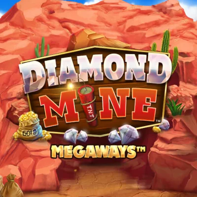 Diamond Mine Megaways slot game logo icon by Blueprint Gaming