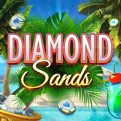 Diamond Sands slot game logo icon by Just For The Win