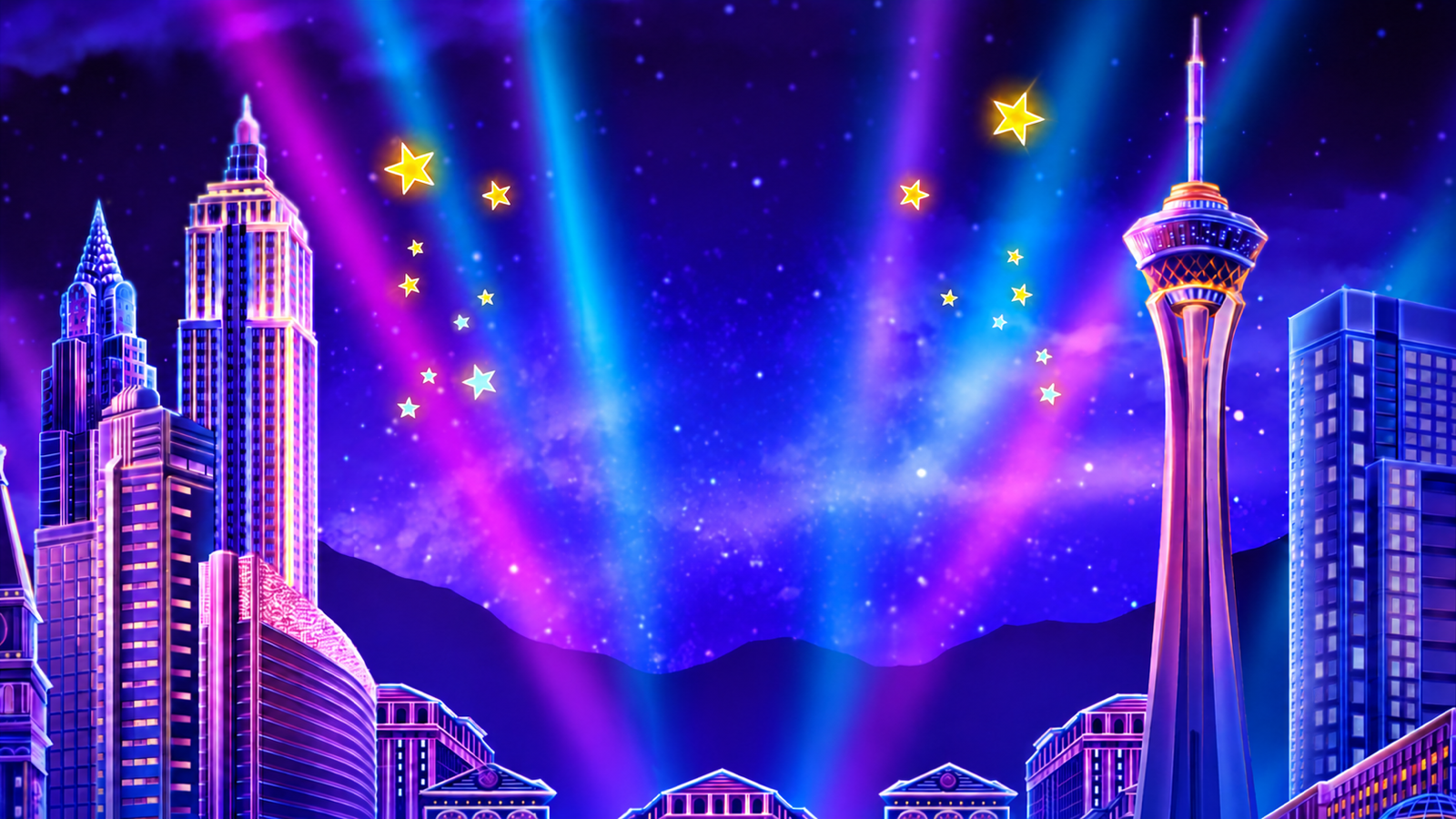 Jackpot Train slot game background artwork by Red Tiger