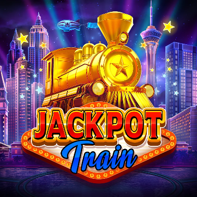 Jackpot Train slot game logo icon by Red Tiger