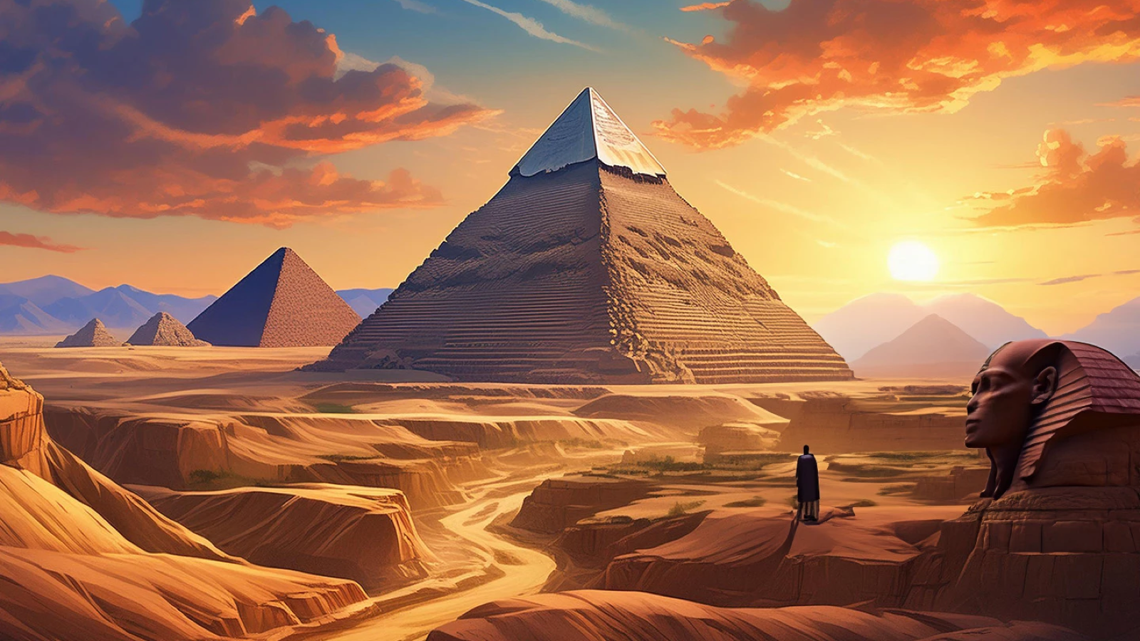 Jungle Jim and the Lost Sphinx slot game background artwork by Stormcraft Studios