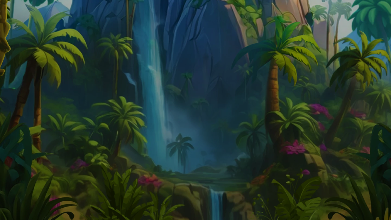 King Kong Cash Even Bigger Bananas video slot game background artwork by Blueprint Gaming