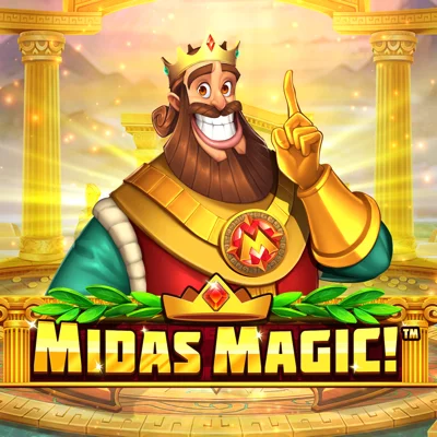 Midas Magic! slot game logo icon by Infinity Dragon Studios