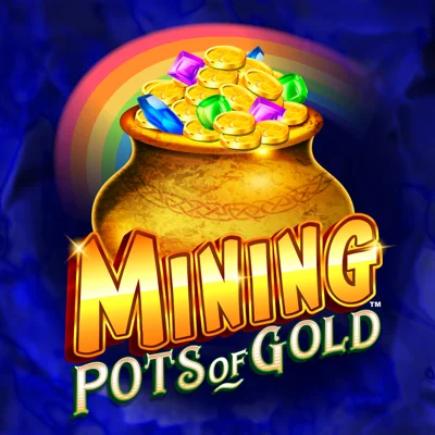 Mining Pots of Gold slot game logo icon by Gameburger Studios
