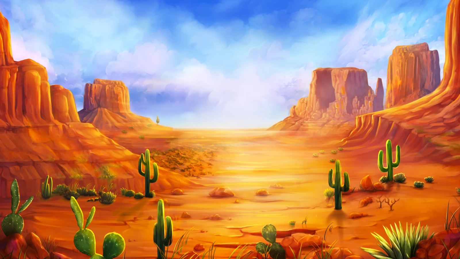 Mustang Riches slot game background artwork by SpinPlay Games
