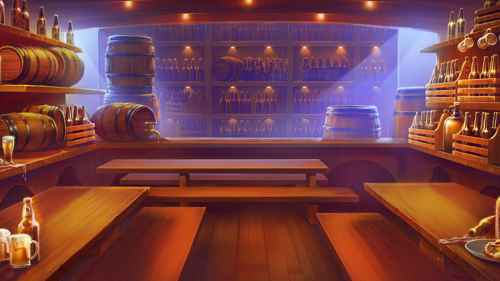 Octobeer Fortunes slot game background artwork by Pragmatic Play