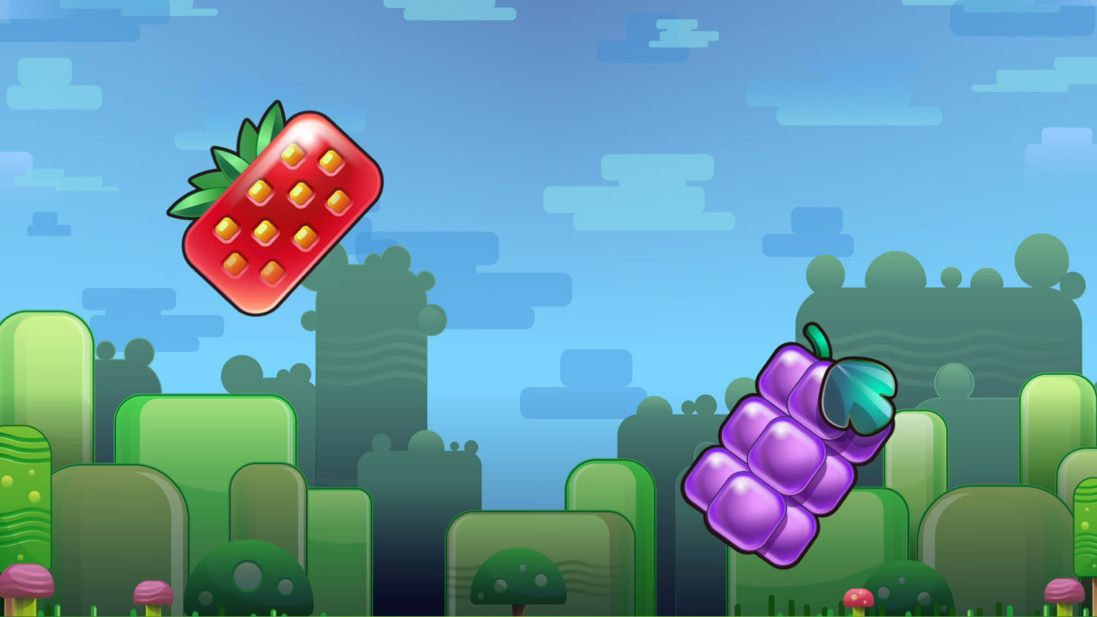 Reel Rush slot game background artwork by NetEnt