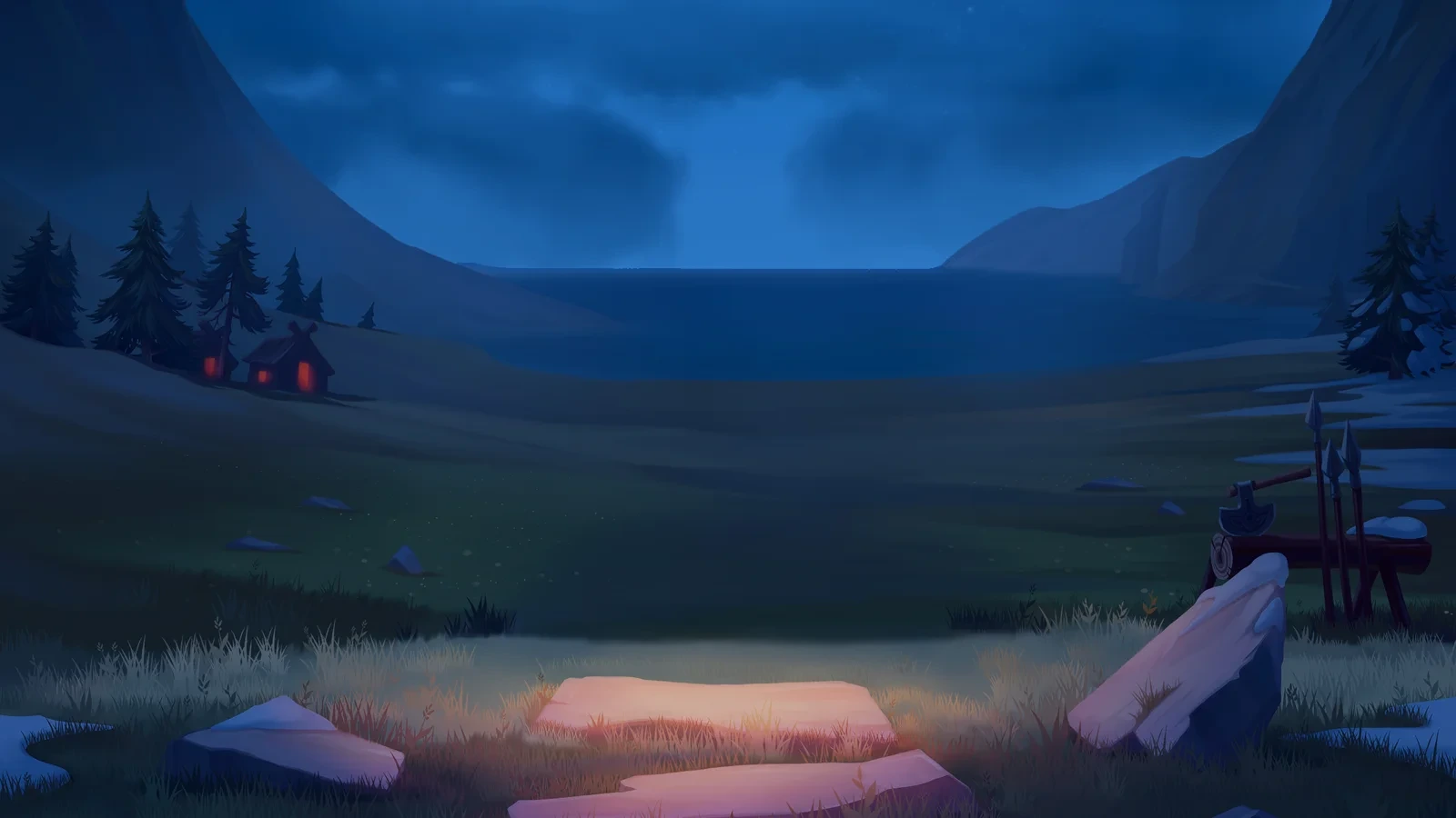 Riches of Midgard slot game background artwork by NetEnt