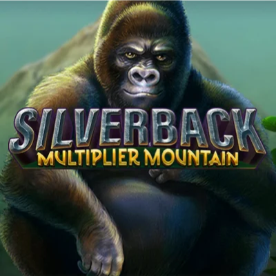 Silverback: Multiplier Mountain slot game logo icon by Just For The Win