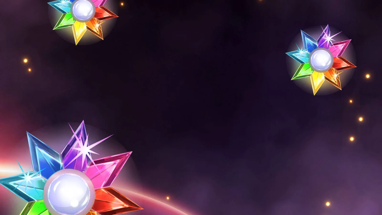 Starburst slot game background artwork by NetEnt