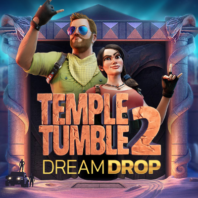 Temple Tumble 2 Dream Drop video slot game logo icon by Relax Gaming