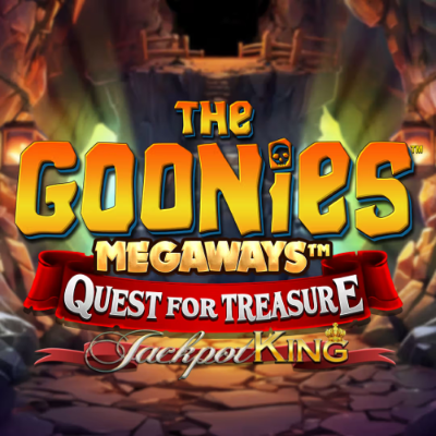 The Goonies Megaways Quest for Treasure Jackpot King logo