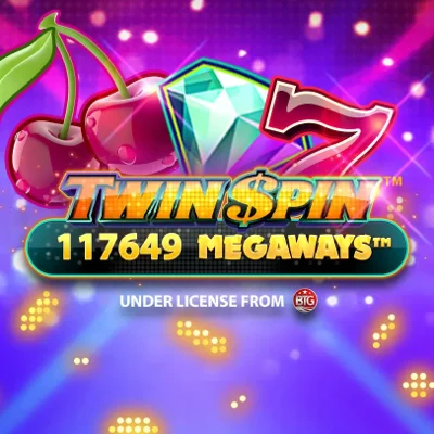 Twin Spin Megaways slot game logo icon by NetEnt